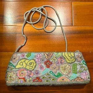 5/$25!! Vintage Valerie Steven’s Beaded and Embroidered Purse